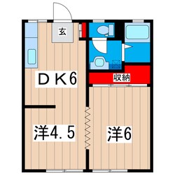 いとうハイツAの物件間取画像